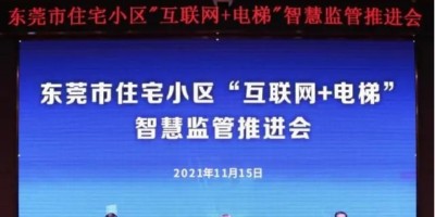东莞召开住宅小区“互联网+电梯”智慧监管推进会